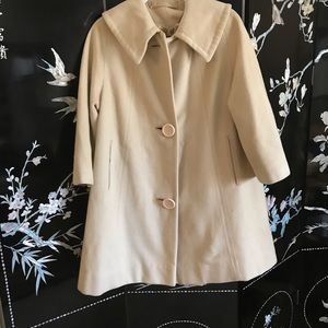 🍦Cream vintage wool jacket